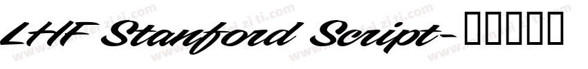 LHF Stanford Script字体转换